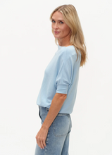 Load image into Gallery viewer, The Short Sleeve Anywhere Top in Cloud Blue