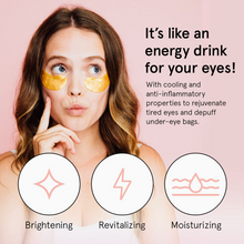 Load image into Gallery viewer, Gold Energizing Under Eye Masks