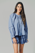 Load image into Gallery viewer, The Minka Shirt in Cornflower Blue