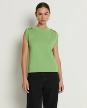 Load image into Gallery viewer, Mikka Buttoned Tank Catcus