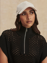 Load image into Gallery viewer, Gaines Half-Zip Knit in Black