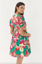 Load image into Gallery viewer, Ami Dress in Kelly Green Watercolor