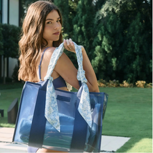 Load image into Gallery viewer, Something Navy Twilly Jelly Tote Bag