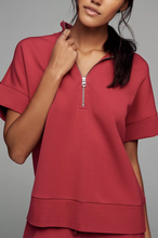 Load image into Gallery viewer, Ritchie Short Sleeve Sweat in Rich Rasberry
