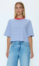 Load image into Gallery viewer, Mae Cropped Tee in Maritime Red