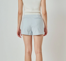 Load image into Gallery viewer, Slit Detail Skort in Ice Blue