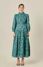 Load image into Gallery viewer, Fall Printed Midi Dress