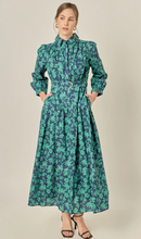 Load image into Gallery viewer, Fall Printed Midi Dress