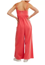 Load image into Gallery viewer, Hot Shot Strappy Onesie in Grapefruit