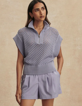 Load image into Gallery viewer, Gaines Half-Zip Knit in Thistle Dawn