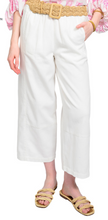 Load image into Gallery viewer, White Barrel Pant