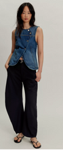 Load image into Gallery viewer, Maris Denim Vest in Wall Flower