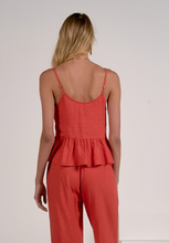 Load image into Gallery viewer, Ruffle Tank in Red