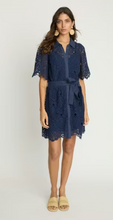 Load image into Gallery viewer, Eloise Dress in Navy Lace