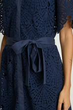 Load image into Gallery viewer, Eloise Dress in Navy Lace
