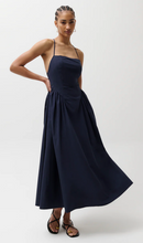 Load image into Gallery viewer, Sadee Open Back Dress in Navy