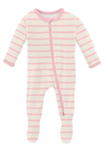 Load image into Gallery viewer, Footie with Two Way Zipper