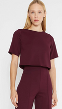 Load image into Gallery viewer, Ponte Knit Short Sleeve Top