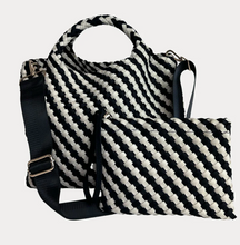 Load image into Gallery viewer, Lily Woven Neoprene Tote with Pouch