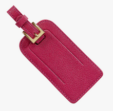 Load image into Gallery viewer, Leather Luggage Tag