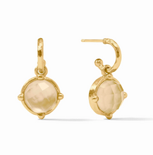 Load image into Gallery viewer, Honeybee Hoop & Charm Earring