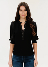 Load image into Gallery viewer, Grace Ribbed Top in Black