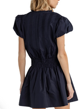 Load image into Gallery viewer, Cotton Poplin Poppy Dress in Navy