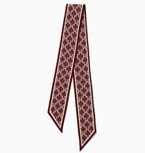 Load image into Gallery viewer, Maroon Skinny Scarf