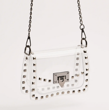 Load image into Gallery viewer, Jackie Stadium Bag in Gunmetal