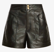 Load image into Gallery viewer, Essie Short in Black Leather