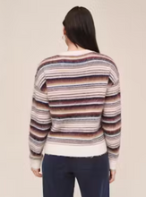 Load image into Gallery viewer, Crew Neck Sweater in Ember Stripe