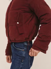 Load image into Gallery viewer, Funnel Neck Puffer Jacket in Mahogany