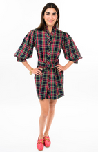 Load image into Gallery viewer, Tartan Plaid Shirt Dress