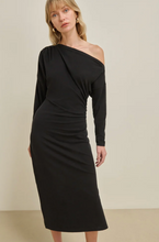 Load image into Gallery viewer, Pietra Dress in Jet Black