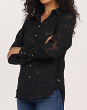 Load image into Gallery viewer, Lolita Blouse in Black Burnout