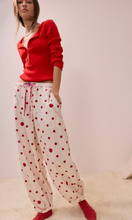 Load image into Gallery viewer, On Repeat Drawstring PJ Pant in Ivory Dot