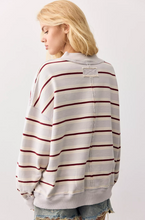 Load image into Gallery viewer, Palm Springs Striped Pullover in Washed Blue
