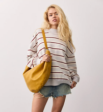 Load image into Gallery viewer, Palm Springs Striped Pullover in Washed Blue