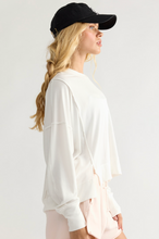 Load image into Gallery viewer, All My Love Long Sleeve Tee in White