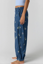 Load image into Gallery viewer, On Repeat Drawstring PJ Pant in Blue Floral