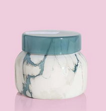 Load image into Gallery viewer, Blue Jean 8oz Modern Marble Candle