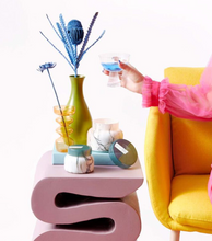 Load image into Gallery viewer, Blue Jean 8oz Modern Marble Candle