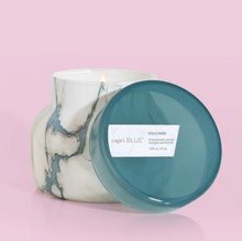 Load image into Gallery viewer, Blue Jean 8oz Modern Marble Candle