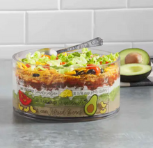 Load image into Gallery viewer, Seven Layer Dip Bowl Set