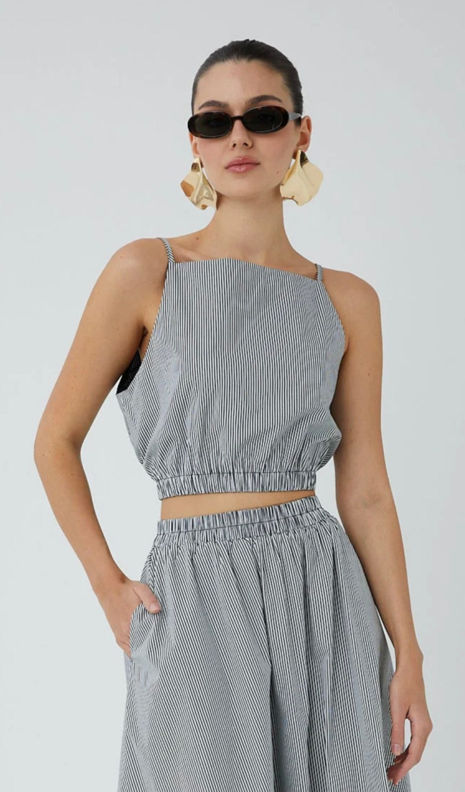 Carrie Cotton Blend Top