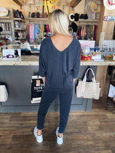 Load image into Gallery viewer, Grey Quarter Sleeve Jumpsuit
