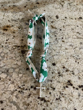 Load image into Gallery viewer, Pearl Cross on Scarf Necklace
