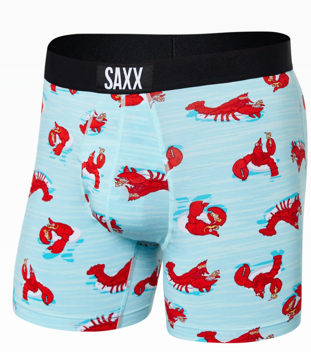 Ultra Super Soft Boxer Brief in Lobster Lounger