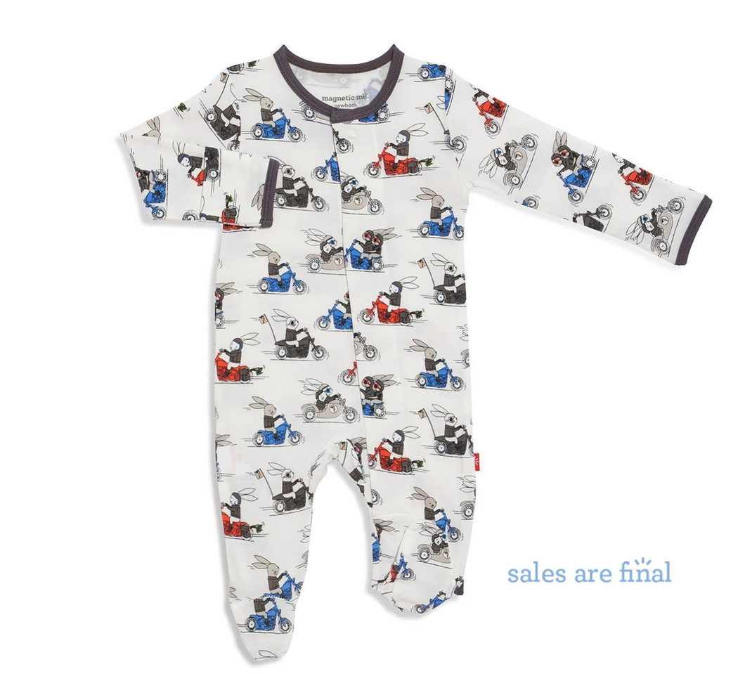Hares on Hogs Modal Magnetic Footie
