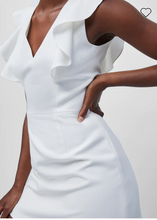 Load image into Gallery viewer, Whisper Ruffle V Neck Dress

